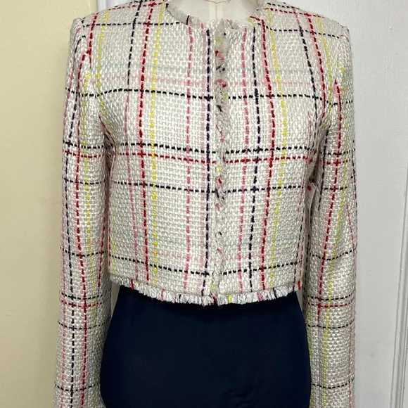 NEW Alice + Olivia Tweed Jacket